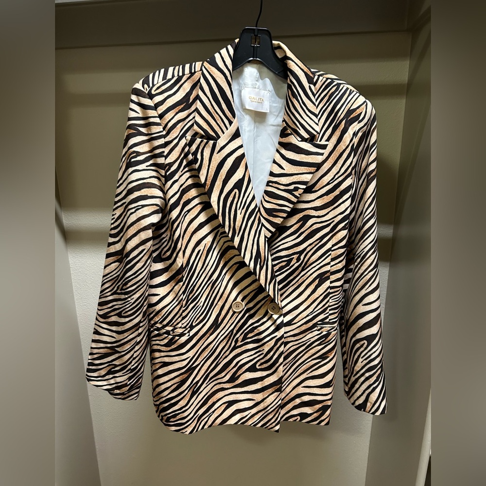 Galita Zebra Print Blazer